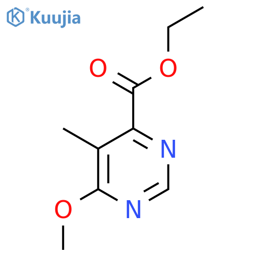 Ethyl 6-methoxy-5-methylpyrimidine-4-carboxylate structure