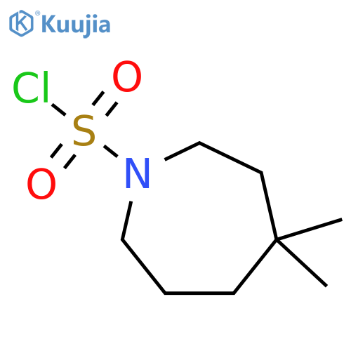4,4-dimethylazepane-1-sulfonyl chloride structure