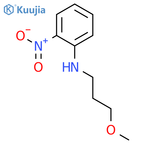 N-(3-methoxypropyl)-2-nitroaniline structure