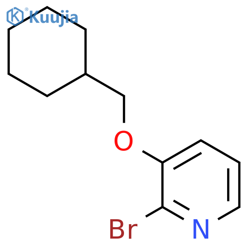 2-Bromo-3-(cyclohexylmethoxy)pyridine structure
