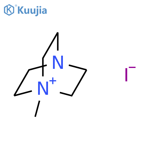 4-Aza-1-azoniabicyclo[2.2.2]octane,1-methyl-, iodide (1:1) structure