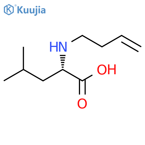 N-but-3-en-1-yl-L-leucine structure
