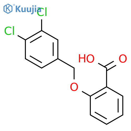 2-[(3,4-dichlorobenzyl)oxy]benzoic Acid structure