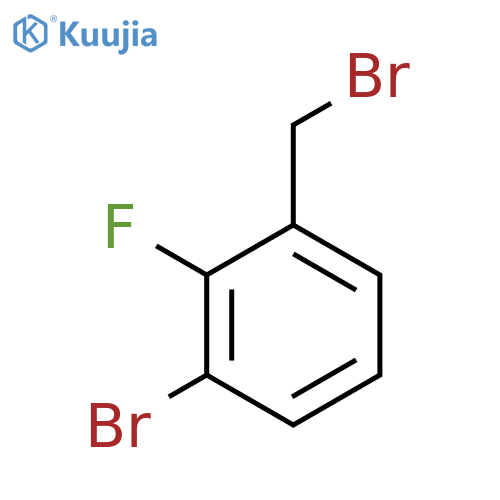 1-Bromo-3-(bromomethyl)-2-fluorobenzene structure