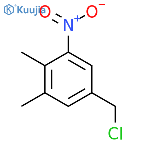 3,4-Dimethyl-5-nitrobenzyl chloride structure
