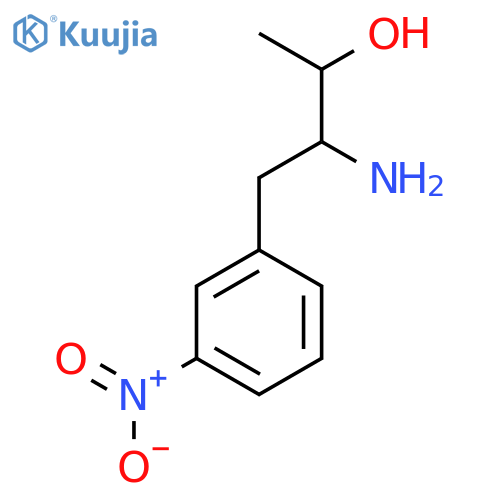 3-Amino-4-(3-nitrophenyl)butan-2-ol structure