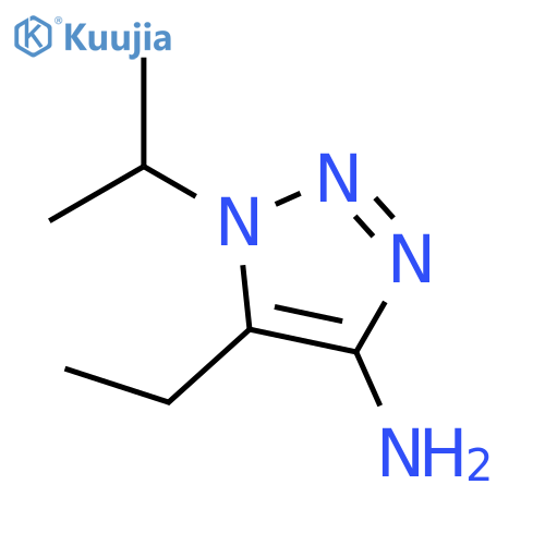 1H-1,2,3-Triazol-4-amine, 5-ethyl-1-(1-methylethyl)- structure