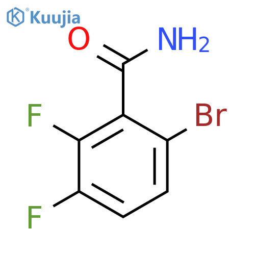 6-Bromo-2,3-difluorobenzamide structure