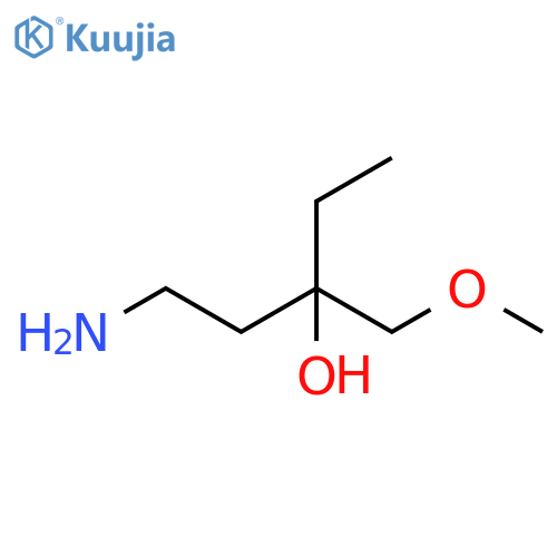3-Pentanol, 1-amino-3-(methoxymethyl)- structure