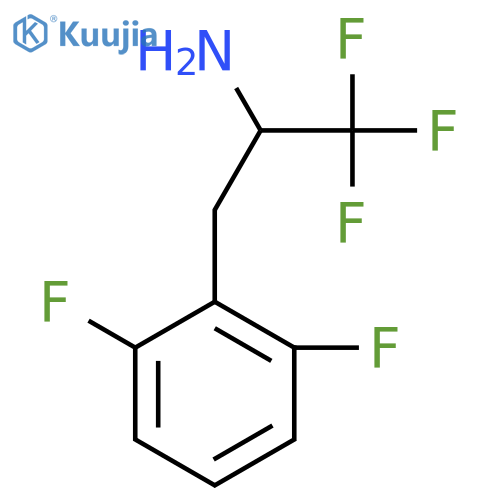 3-(2,6-difluorophenyl)-1,1,1-trifluoropropan-2-amine structure