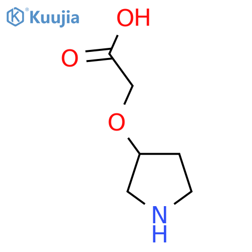 2-(pyrrolidin-3-yloxy)acetic acid structure