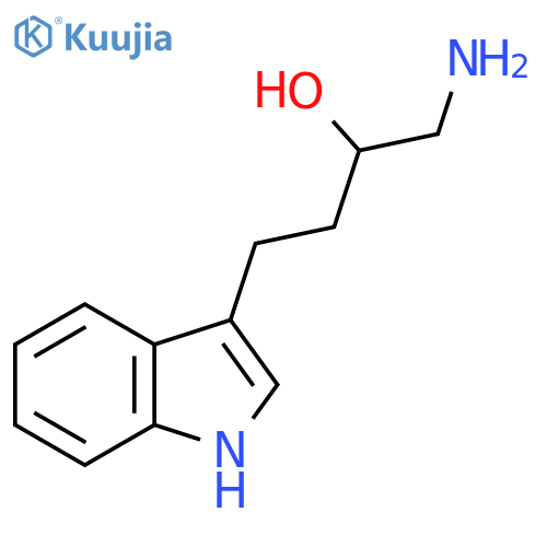 1-amino-4-(1H-indol-3-yl)butan-2-ol structure