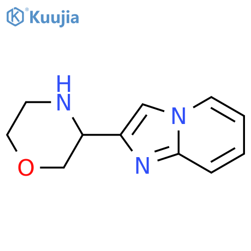 3-{imidazo1,2-apyridin-2-yl}morpholine structure
