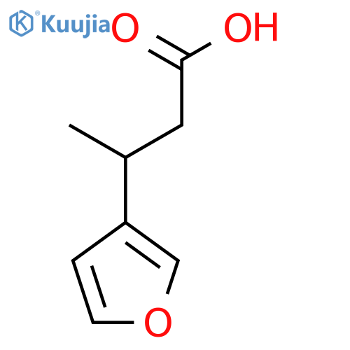 3-(furan-3-yl)butanoic acid structure