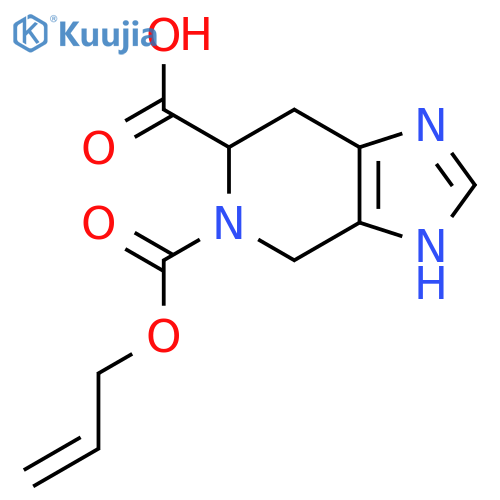 5-(prop-2-en-1-yloxy)carbonyl-3H,4H,5H,6H,7H-imidazo4,5-cpyridine-6-carboxylic acid structure