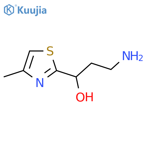 2-Thiazolemethanol, α-(2-aminoethyl)-4-methyl- structure