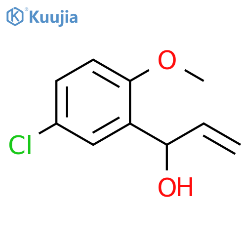 1-(5-chloro-2-methoxyphenyl)prop-2-en-1-ol structure