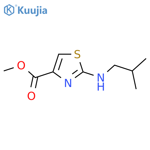 Methyl 2-[(2-methylpropyl)amino]-1,3-thiazole-4-carboxylate structure