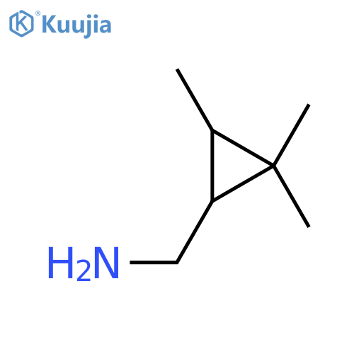 (2,2,3-trimethylcyclopropyl)methanamine structure