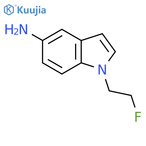 1-(2-Fluoroethyl)-1H-indol-5-ylamine structure