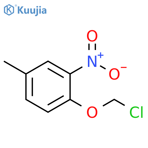 Benzene, 1-(chloromethoxy)-4-methyl-2-nitro- structure