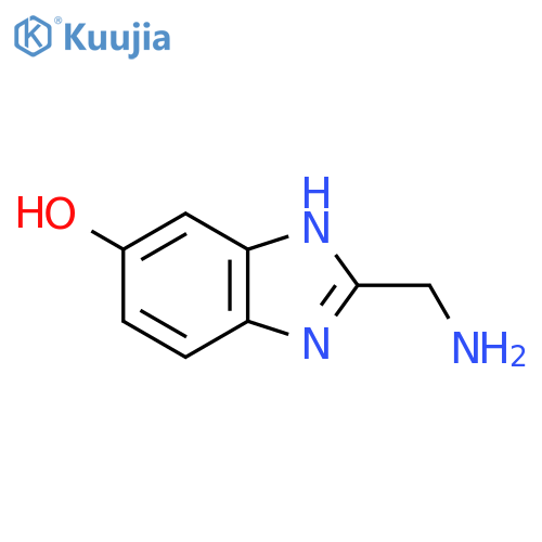 2-(aminomethyl)-1H-1,3-benzodiazol-5-ol structure