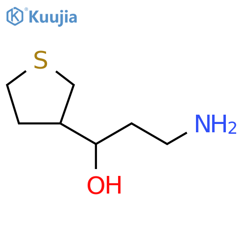 3-Thiophenemethanol, α-(2-aminoethyl)tetrahydro- structure