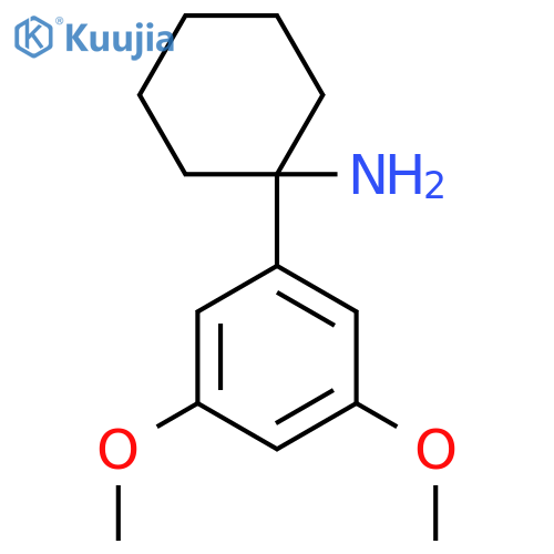 1-(3,5-dimethoxyphenyl)cyclohexan-1-amine structure