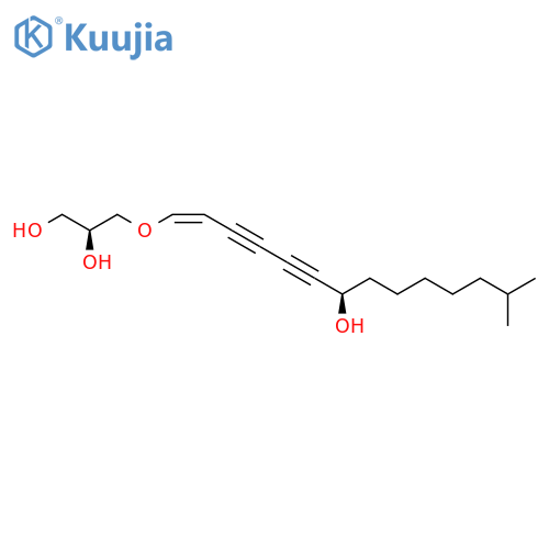 1,2-Propanediol, 3-[[(1Z,7R)-7-hydroxy-13-methyl-1-tetradecene-3,5-diynyl]oxy]-, (2S)- (9CI) structure