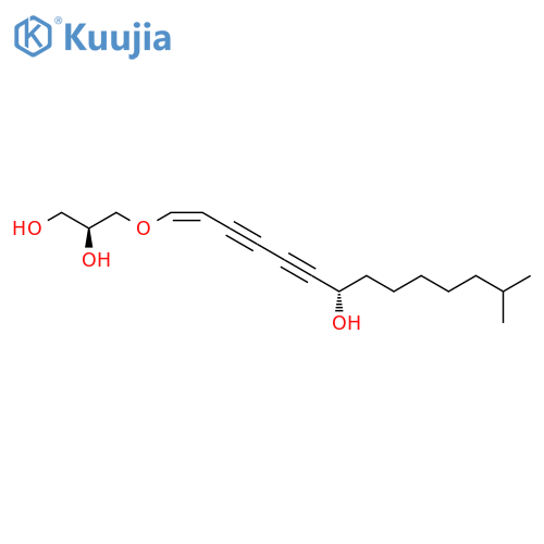 1,2-Propanediol,3-[[(1Z,7S)-7-hydroxy-13-methyl-1-tetradecene-3,5-diynyl]oxy]-, (2S)- (9CI) structure