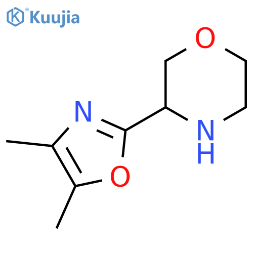 3-(dimethyl-1,3-oxazol-2-yl)morpholine structure
