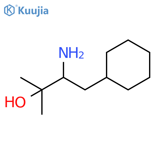 3-Amino-4-cyclohexyl-2-methylbutan-2-ol structure