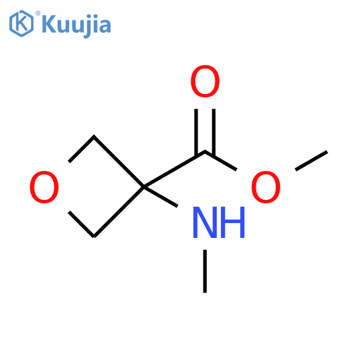 methyl 3-(methylamino)oxetane-3-carboxylate structure