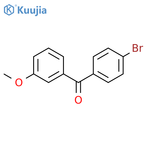 4-Bromo-3'-methoxybenzophenone structure