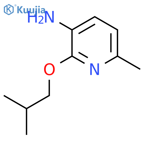6-Methyl-2-(2-methylpropoxy)pyridin-3-amine structure