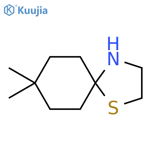 8,8-Dimethyl-1-thia-4-azaspiro[4.5]decane structure
