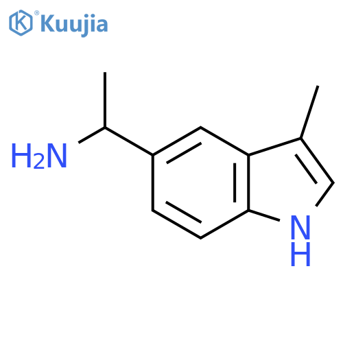 1-(3-Methyl-1H-indol-5-YL)ethan-1-amine structure