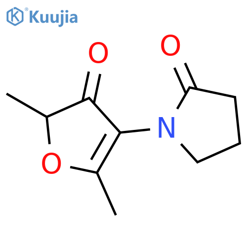 2-Pyrrolidinone,1-(4,5-dihydro-2,5-dimethyl-4-oxo-3-furanyl)- structure