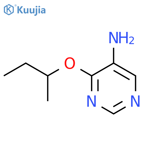 4-(Butan-2-yloxy)pyrimidin-5-amine structure