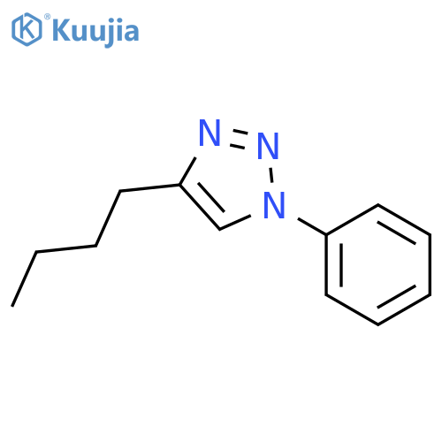 1H-1,2,3-Triazole, 4-butyl-1-phenyl- structure