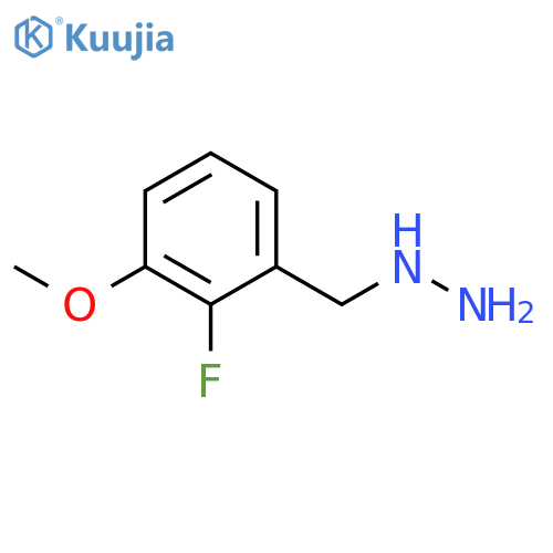 (2-fluoro-3-methoxyphenyl)methylhydrazine structure