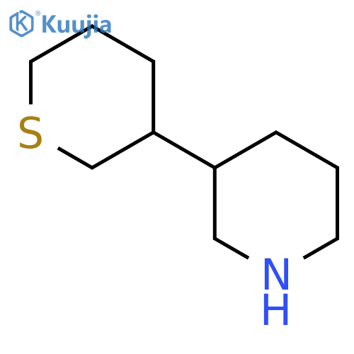 3-(thian-3-yl)piperidine structure