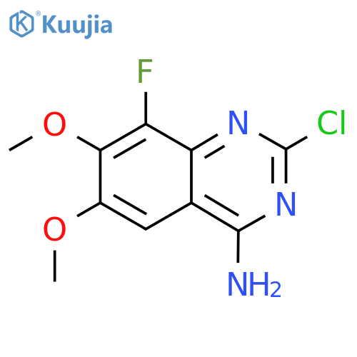 4-Quinazolinamine, 2-chloro-8-fluoro-6,7-dimethoxy- structure