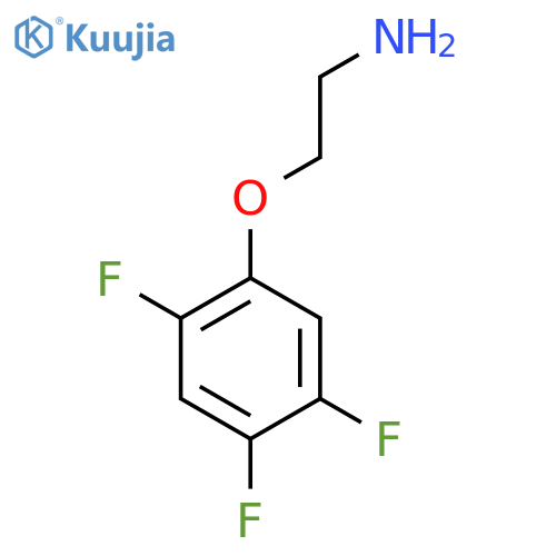 2-(2,4,5-trifluorophenoxy)ethan-1-amine structure
