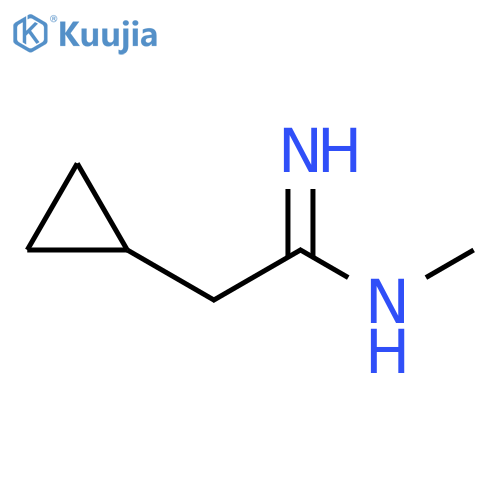 2-cyclopropyl-N-methyl-acetamidine structure