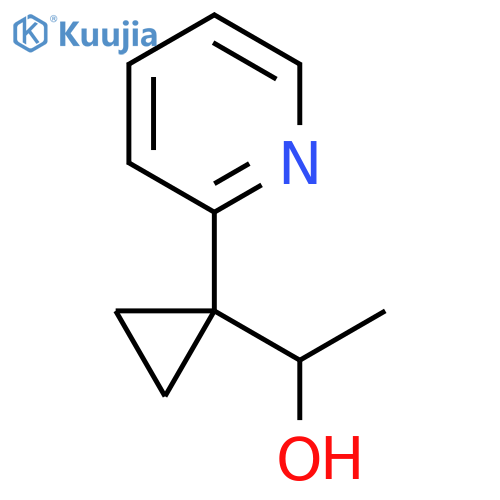 1-1-(pyridin-2-yl)cyclopropylethan-1-ol structure