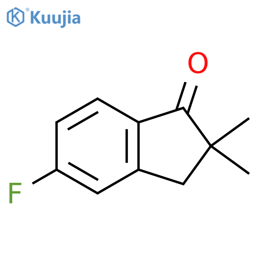 5-Fluoro-2,2-dimethyl-2,3-dihydro-1H-inden-1-one structure