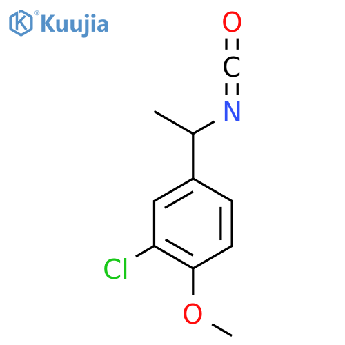 2-chloro-4-(1-isocyanatoethyl)-1-methoxybenzene structure