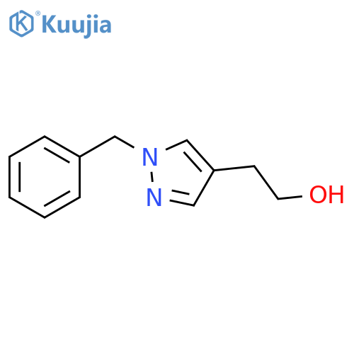2-(1-benzyl-1H-pyrazol-4-yl)ethan-1-ol structure