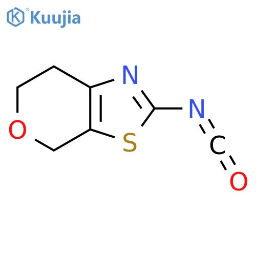 2-isocyanato-6,7-dihydro-4H-pyrano[4,3-d][1,3]thiazole structure